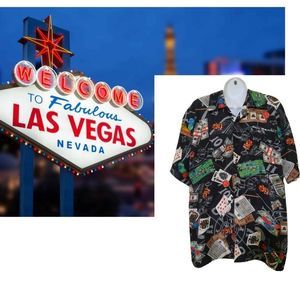 Las Vegas Hawaiian style shirt